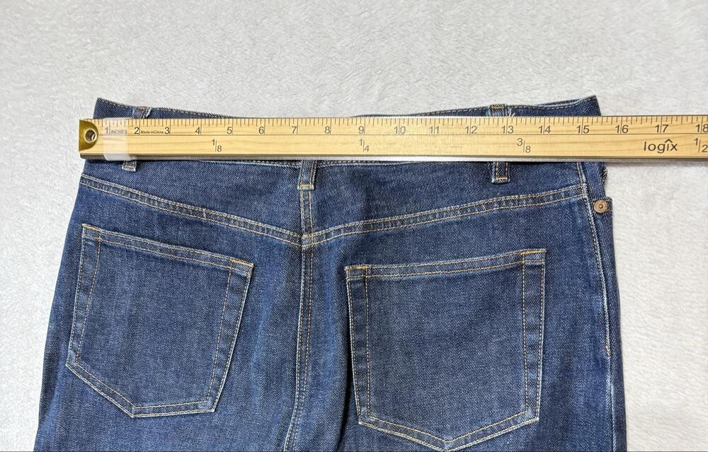 Gap Skirt Womens 8 Blue Denim Straight Knee Length Stretch 5 Pocket Casual - Picture 5 of 6